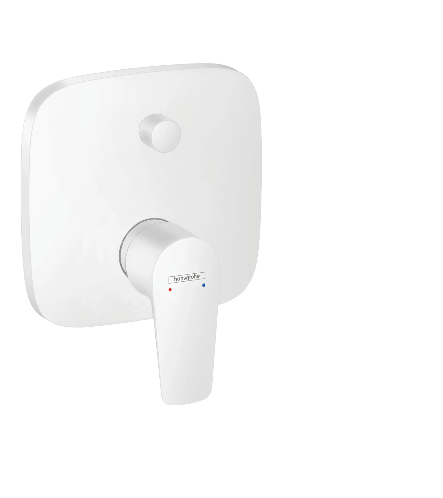 Hansgrohe Talis E Bath Mixers Concealed 217 X 180 X 132mm White - Matt