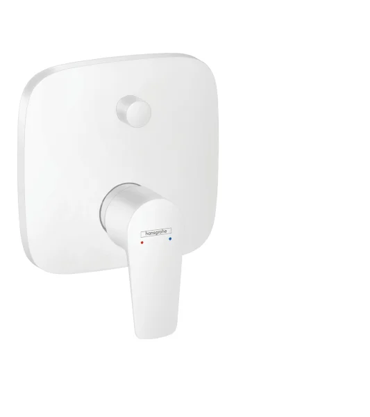 Hansgrohe Talis E Bath Mixers Concealed 217 X 180 X 132mm White - Matt