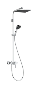 Hansgrohe Activera Q Shower Pipes With Tap 1080 X 355 X 100mm Chrome