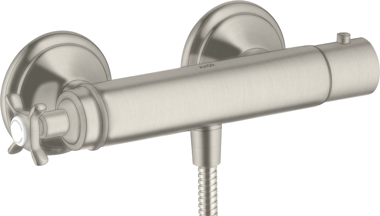 Axor Montreux Thermostatic Shower Mixer Exposed 360 X 135 X 105mm Stainless Steel