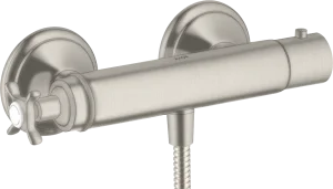 Axor Montreux Thermostatic Shower Mixer Exposed 360 X 135 X 105mm Stainless Steel