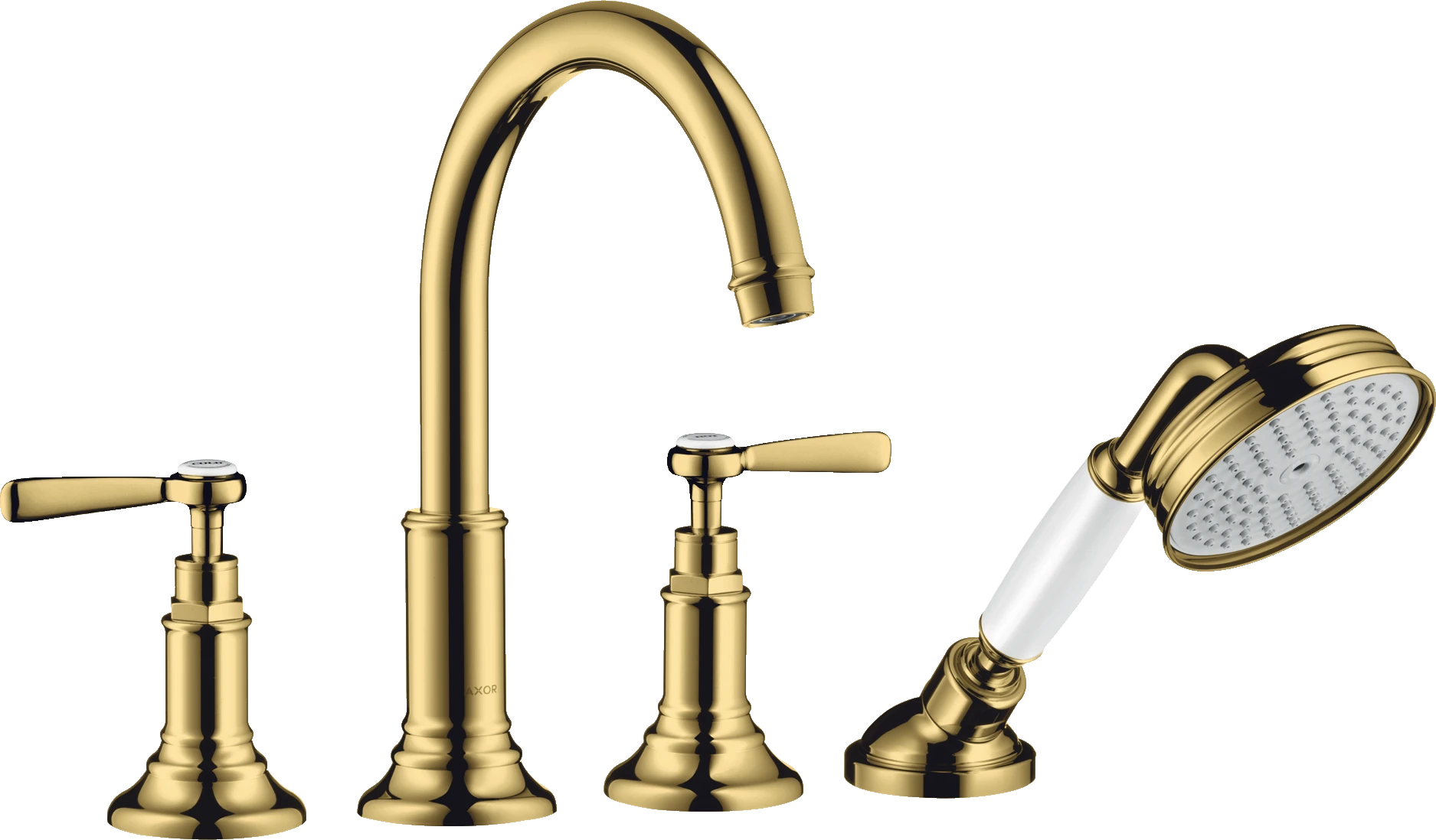 Axor Montreux Bath Mixers Concealed 504 X 263 X 128mm Gold - Polished