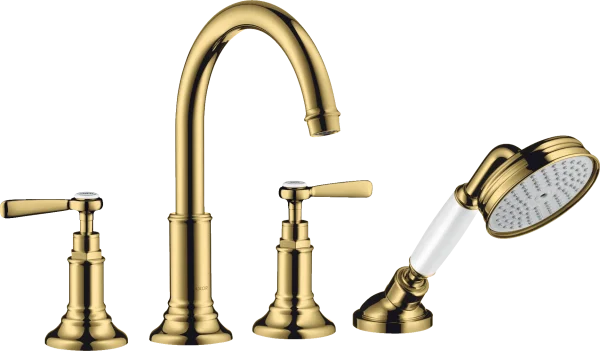 Axor Montreux Bath Mixers Concealed 504 X 263 X 128mm Gold - Polished