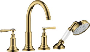 Axor Montreux Bath Mixers Concealed 504 X 263 X 128mm Gold - Polished