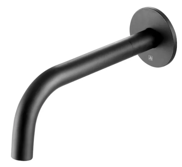 Just Taps Vos Basin/Bath Spout 200mm Matt Black