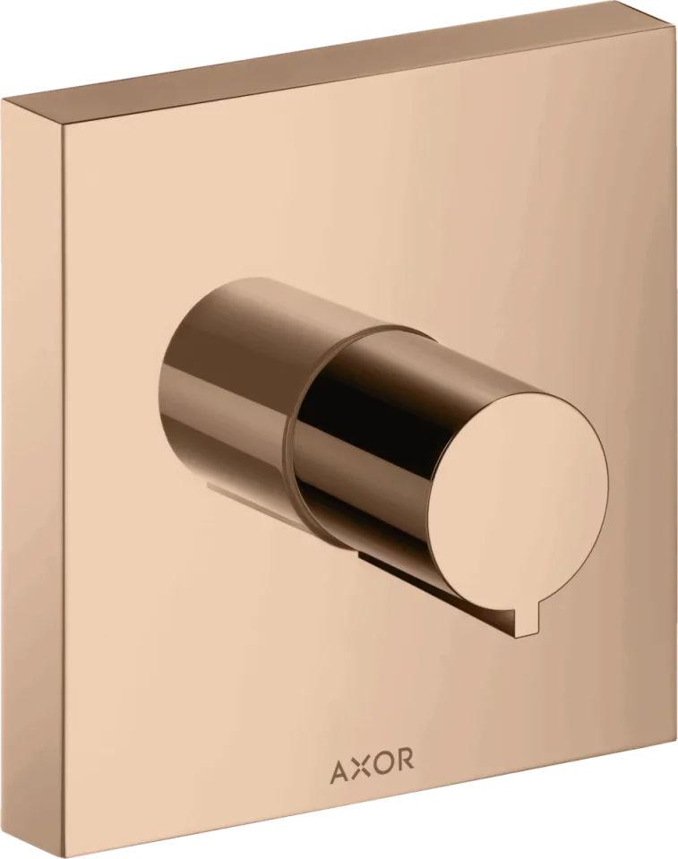 Axor Showersolutions Shut-off Valves 240 X 230 X 65mm Rose Gold/gold - Polished product image - Image 1