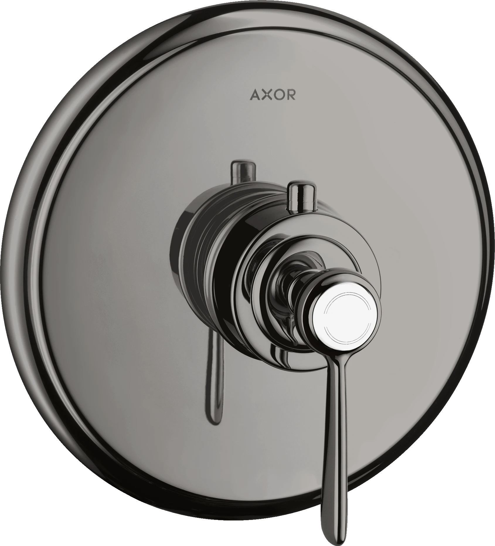 Axor Montreux Thermostatic Shower Mixer Concealed 225 X 180 X 130mm Gunmetal/chrome - Polished