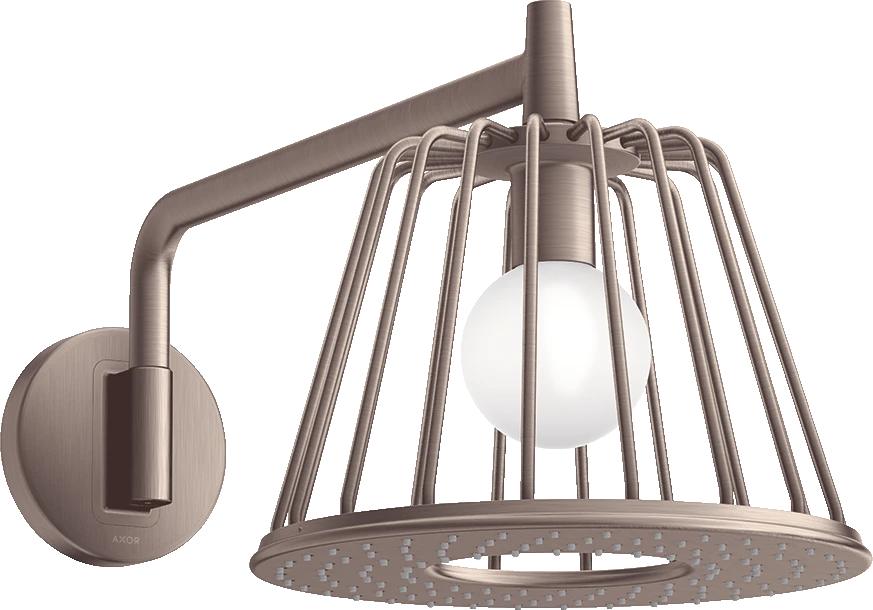 Axor Lampshower/nendo Overhead Showers 755 X 315 X 350mm Nickel - Brushed
