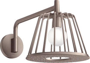 Axor Lampshower/nendo Overhead Showers 755 X 315 X 350mm Nickel - Brushed