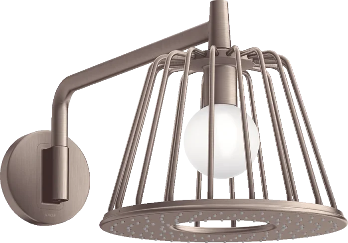 Axor Lampshower/nendo Overhead Showers 755 X 315 X 350mm Nickel - Brushed product image - Image 1