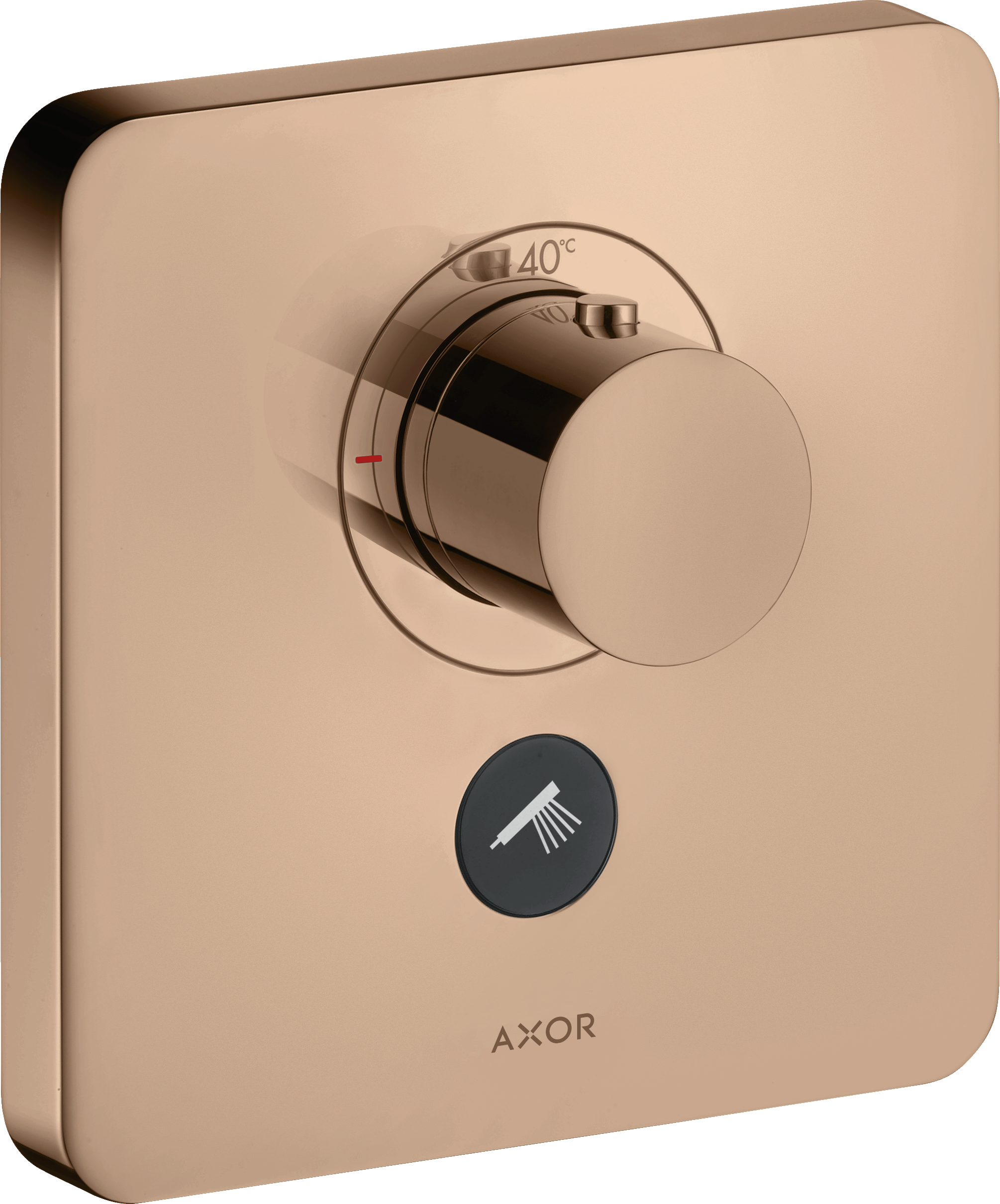 Axor Showerselect Thermostatic Shower Mixer Concealed 215 X 178 X 130mm Rose Gold/gold - Polished