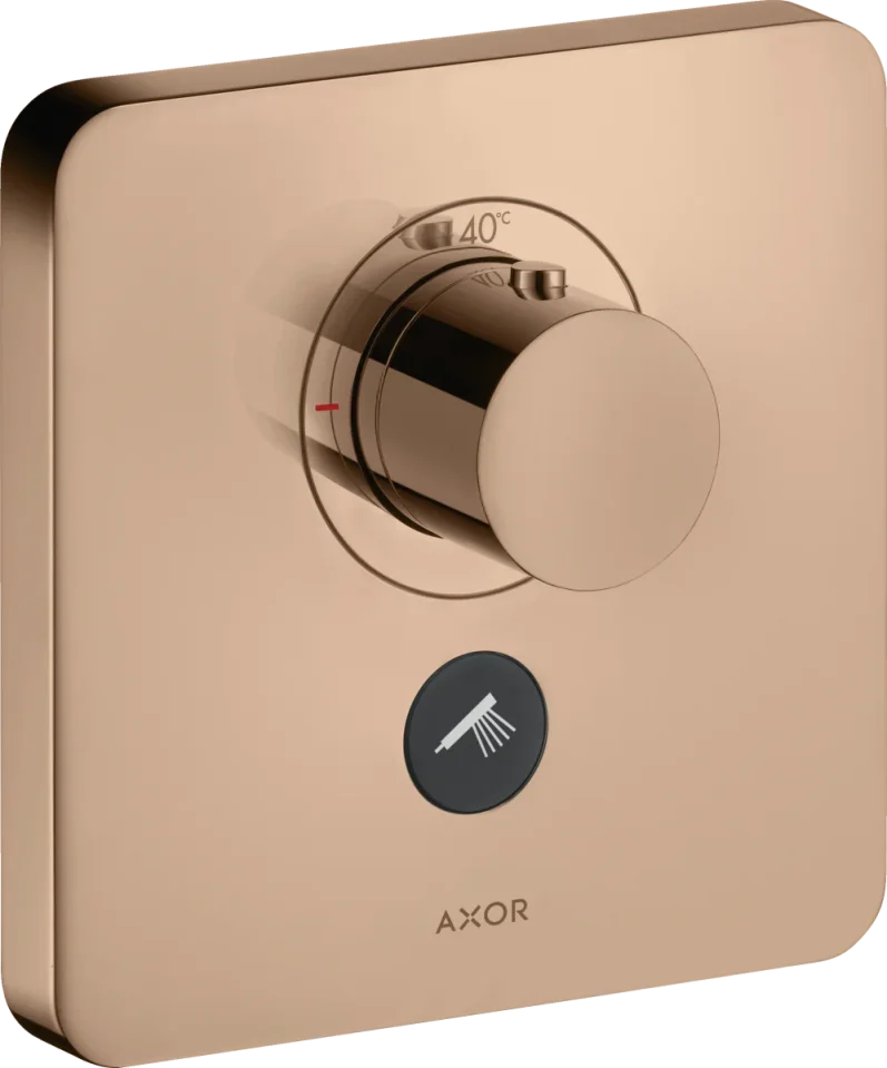 Axor Showerselect Thermostatic Shower Mixer Concealed 215 X 178 X 130mm Rose Gold/gold - Polished product image - Image 1