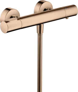 Axor Citterio M Thermostatic Shower Mixer Exposed 360 X 135 X 105mm Rose Gold/gold - Polished