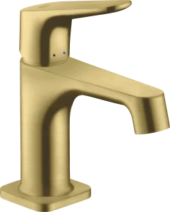 Axor Citterio M Single Lever Basin Mixer 70 For Cloakroom Basins With Pop-up Waste Brushed Brass