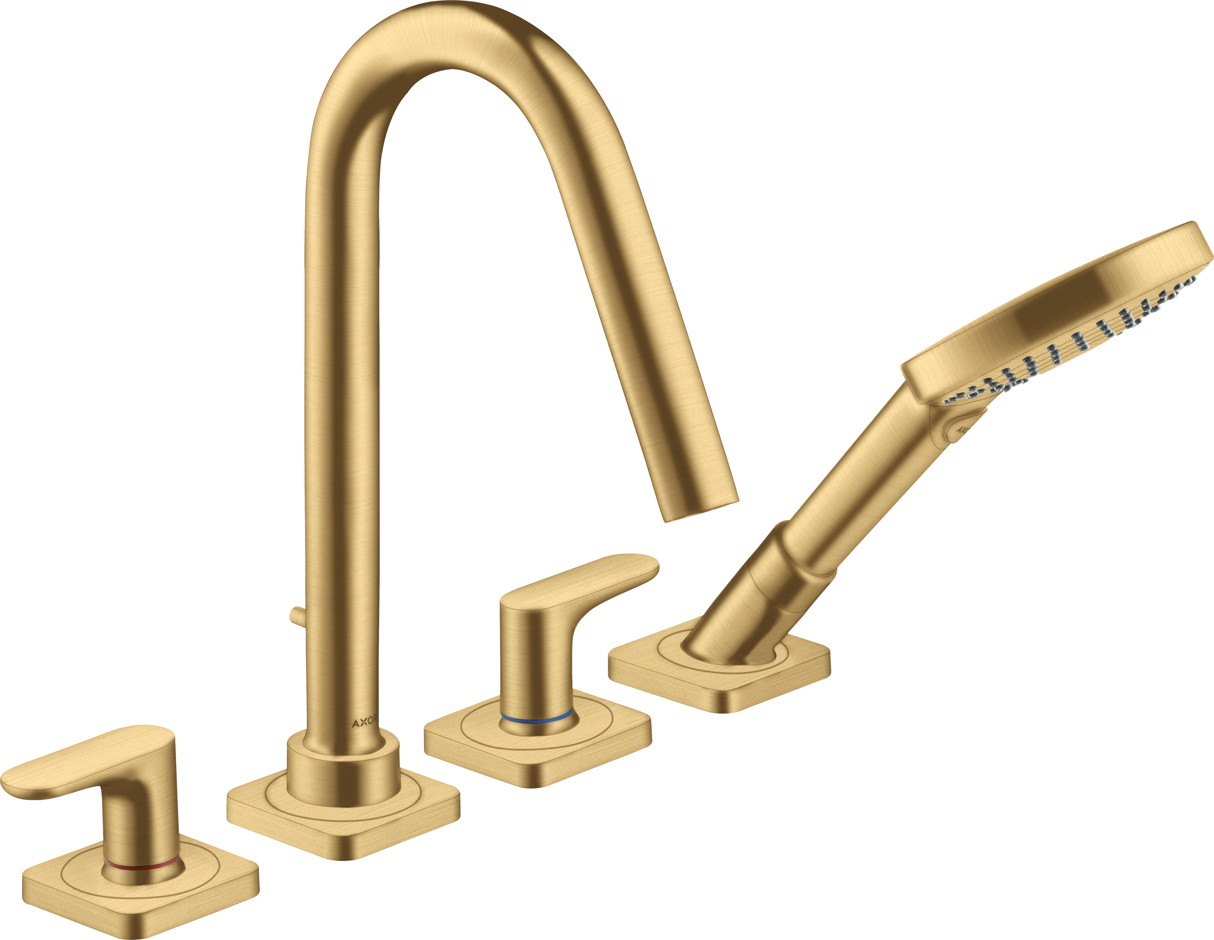 Axor Citterio M Bath Mixers Concealed 510 X 270 X 135mm Gold - Brushed
