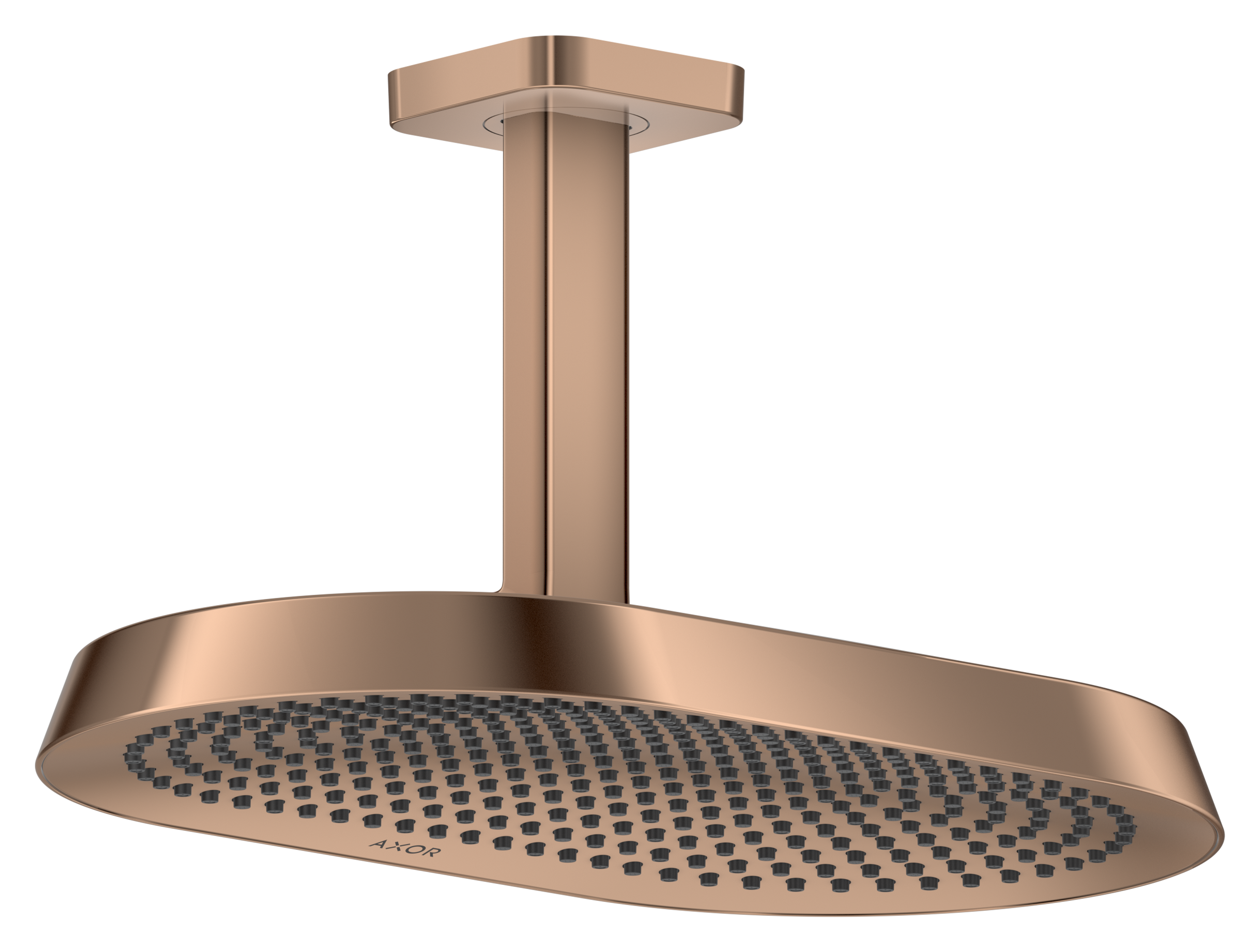 Axor Showersphere Overhead Showers 670 X 390 X 165mm Rose Gold/gold - Polished
