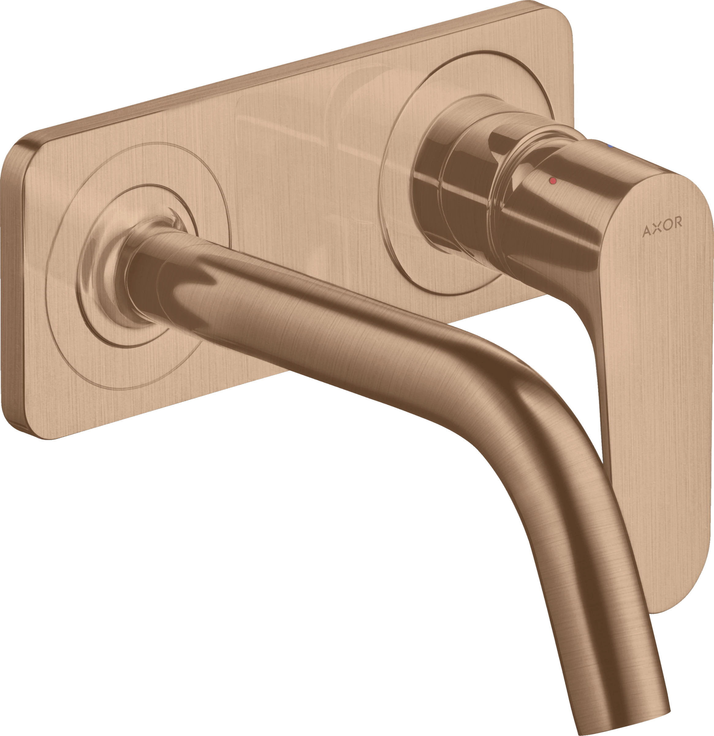 Axor Citterio M Manual Mixers 259 X 236 X 90mm Rose Gold/gold - Brushed