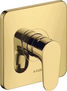 Axor Citterio M Shower Mixers Concealed 217 X 187 X 135mm Gold - Polished
