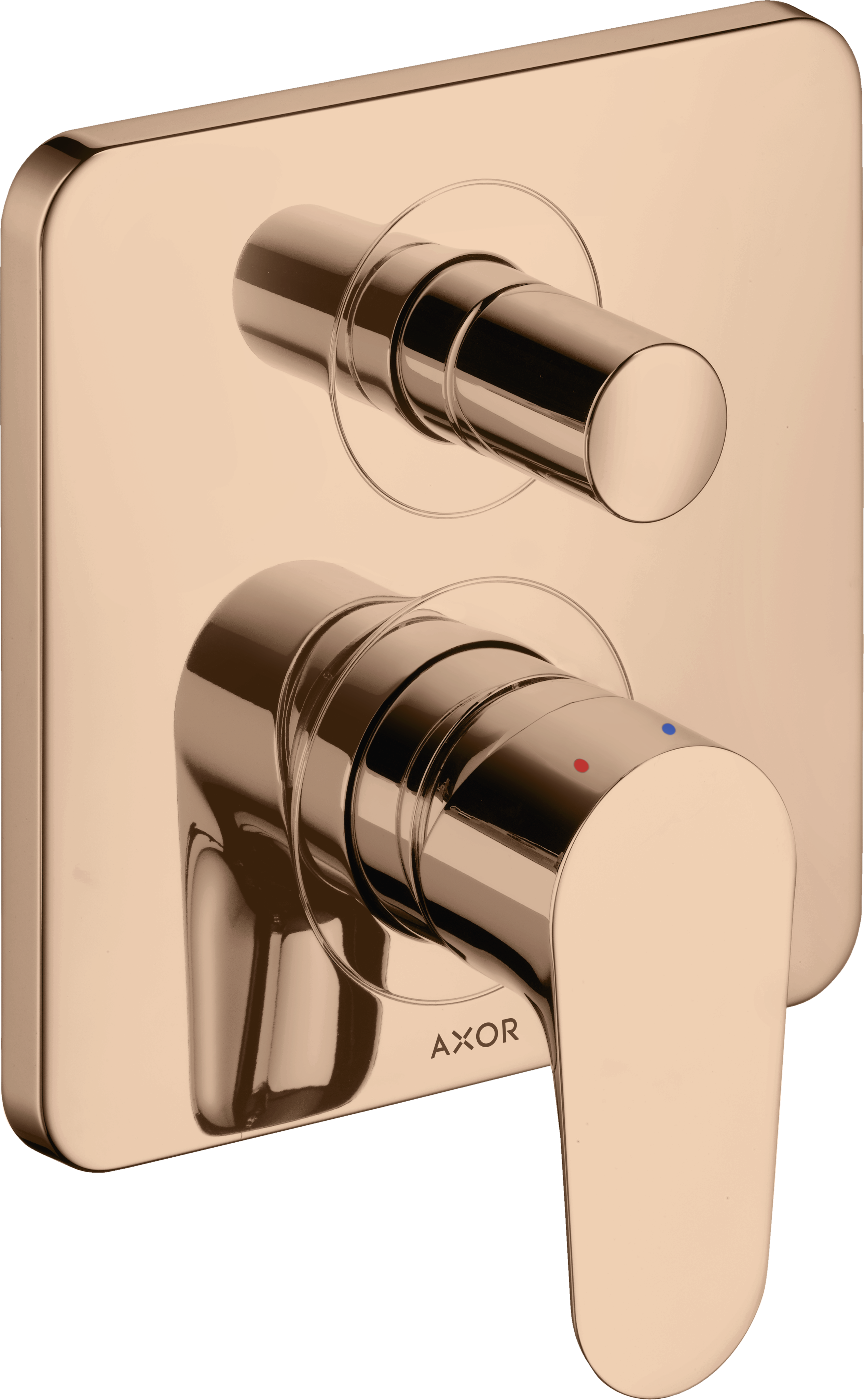 Axor Citterio M Bath Mixers Concealed 217 X 187 X 135mm Rose Gold/gold - Polished