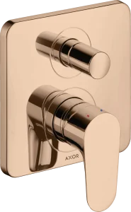 Axor Citterio M Bath Mixers Concealed 217 X 187 X 135mm Rose Gold/gold - Polished