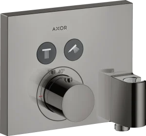 Axor Showerselect Thermostatic Shower Mixer Concealed 285 X 218 X 205mm Gunmetal/chrome - Polished