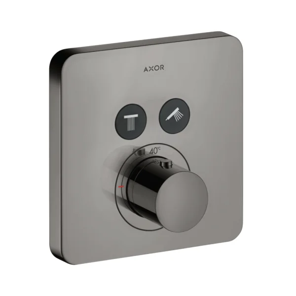 Axor Showersolutions Thermostatic Shower Mixer Concealed 220 X 185 X 135mm Gunmetal/chrome - Polished
