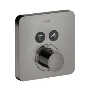 Axor Showersolutions Thermostatic Shower Mixer Concealed 220 X 185 X 135mm Gunmetal/chrome - Polished