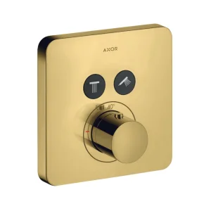 Axor Showersolutions Thermostatic Shower Mixer Concealed 220 X 185 X 135mm Gold - Polished