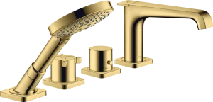 Axor Citterio E Thermostatic Bath Filler Concealed 504 X 263 X 128mm Gold - Polished