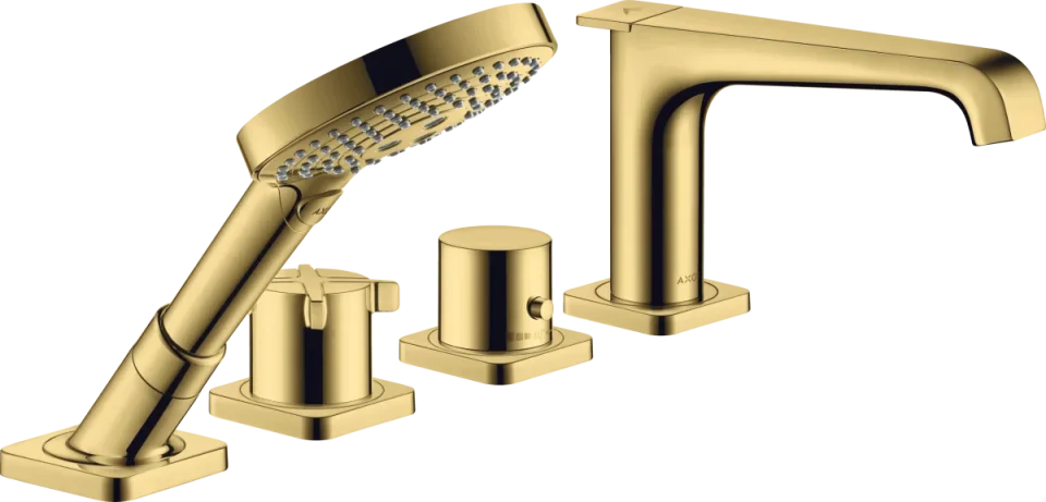 Axor Citterio E Thermostatic Bath Filler Concealed 504 X 263 X 128mm Gold - Polished product image - Image 1