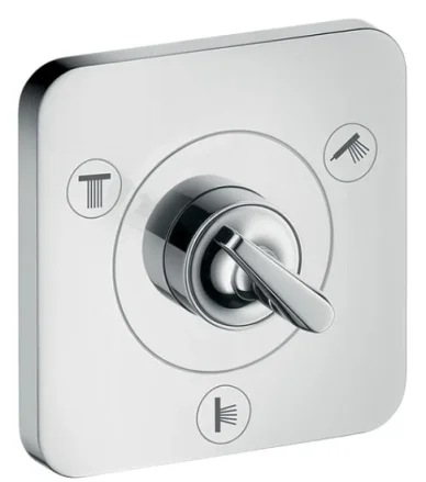 Axor Citterio E Manual Shut-off & Diverter Valves 300 X 206 X 136mm Chrome detail view - Image 3