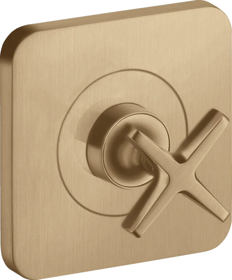Axor Citterio E Shut-off Valves 300 X 206 X 136mm Bronze - Brushed product image - Image 1
