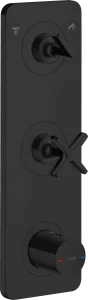 Axor Citterio E Thermostatic Shower Mixer Concealed 455 X 240 X 105mm Black - Matt