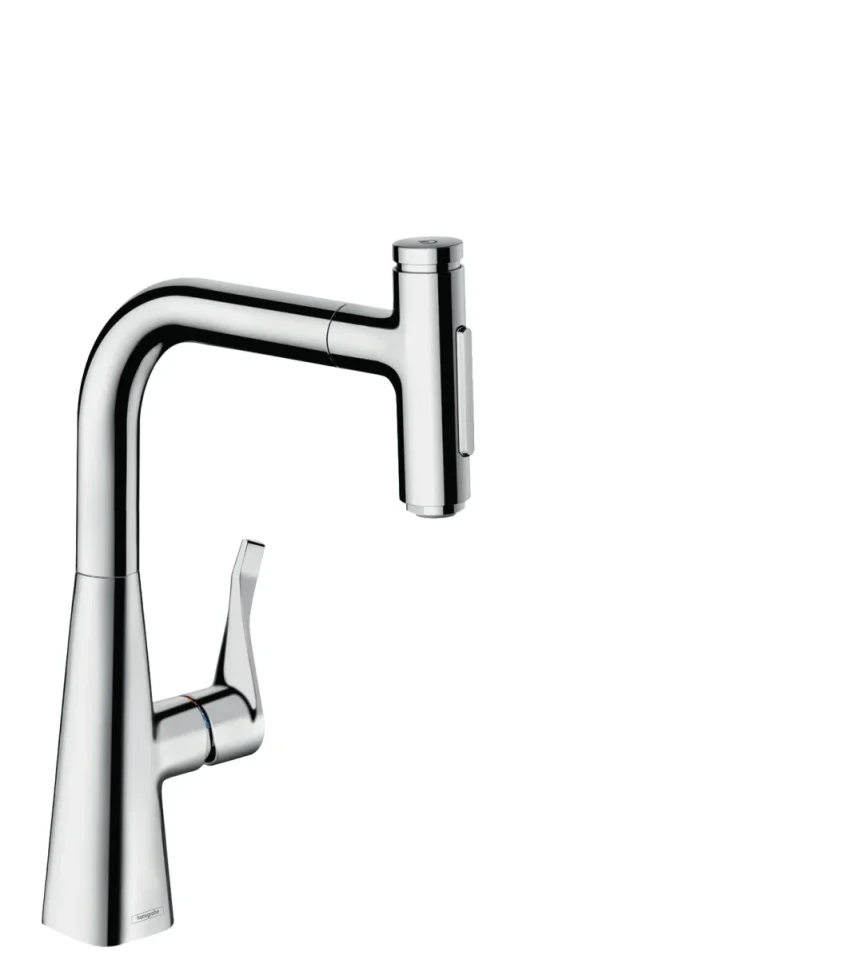 Hansgrohe Metris Select M71 Manual Kitchen Mixers 555 X 312 X 110mm Chrome product image - Image 1