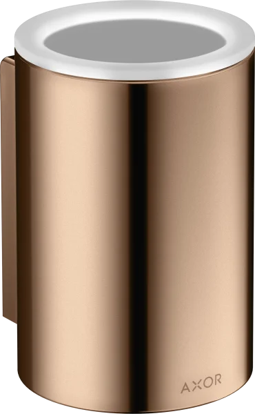 Axor Universal Circular Tooth Brush Tumbler 256 X 163 X 102mm Rose Gold/gold - Polished