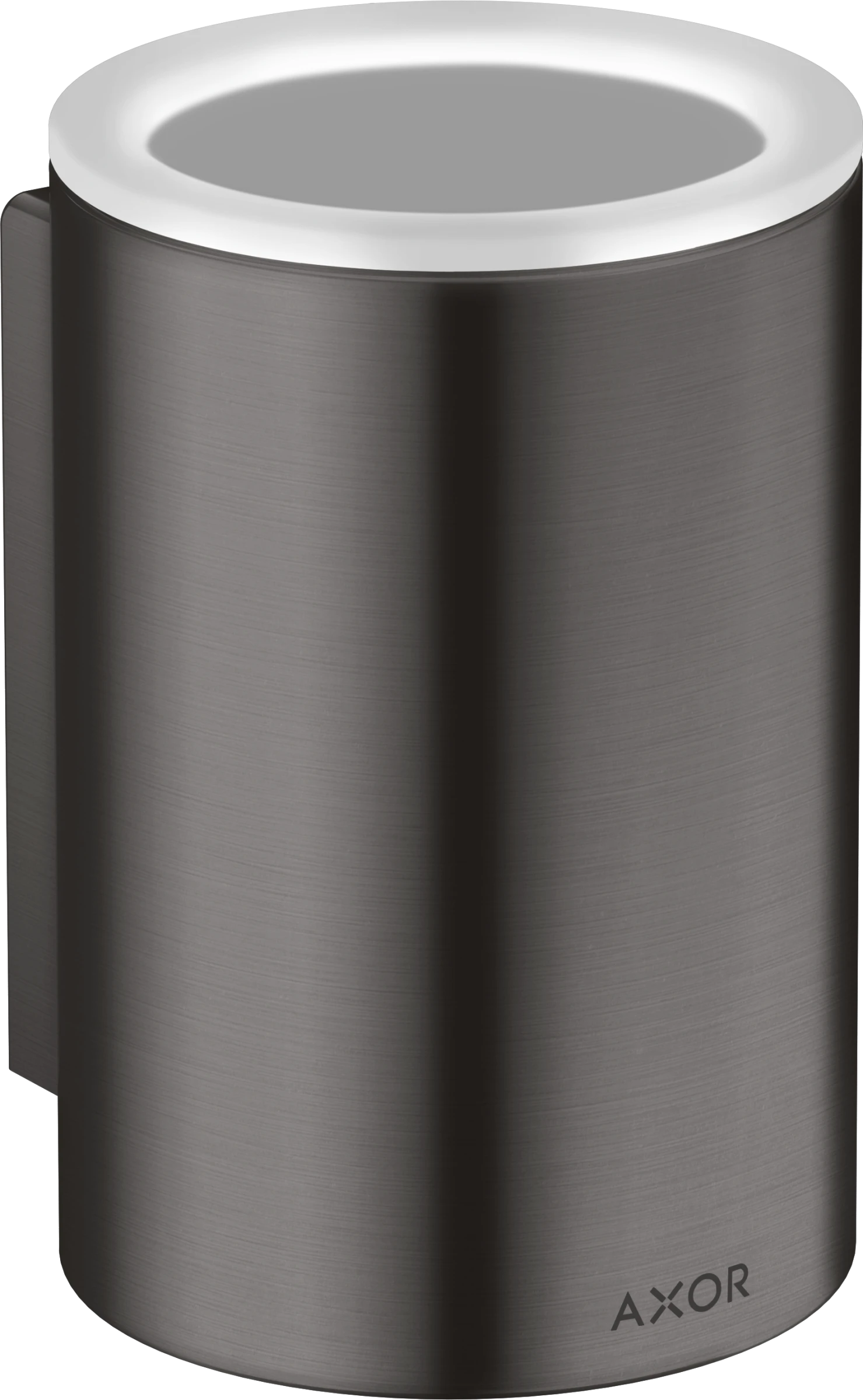 Axor Universal Circular Tooth Brush Tumbler 256 X 163 X 102mm Gunmetal/chrome - Brushed