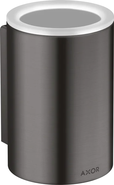 Axor Universal Circular Tooth Brush Tumbler 256 X 163 X 102mm Gunmetal/chrome - Brushed