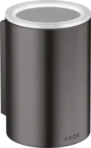 Axor Universal Circular Tooth Brush Tumbler 256 X 163 X 102mm Gunmetal/chrome - Brushed