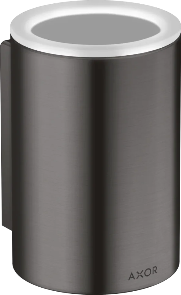 Axor Universal Circular Tooth Brush Tumbler 256 X 163 X 102mm Gunmetal/chrome - Brushed product image - Image 1