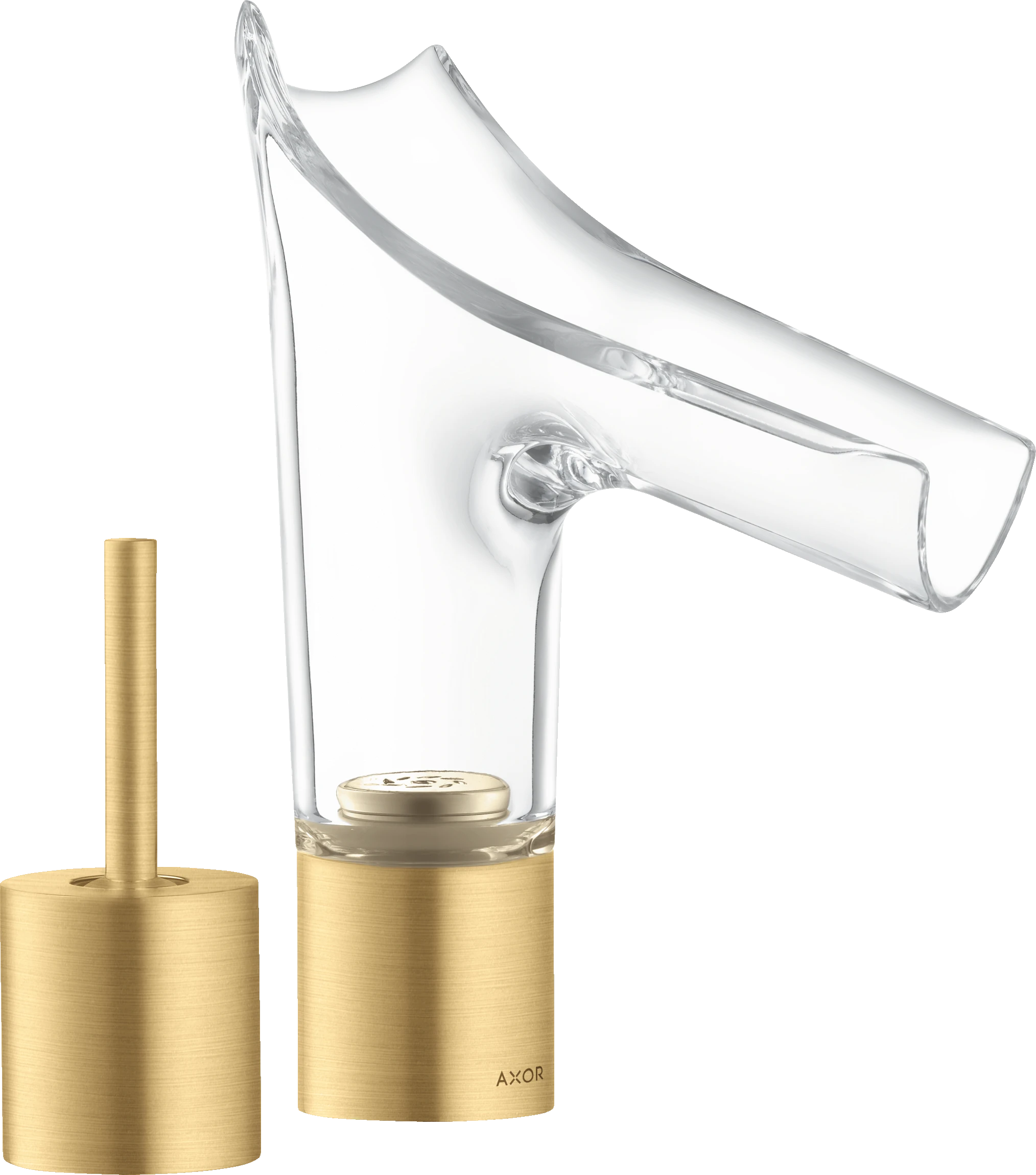 Axor Starck V Manual Mixers 400 X 280 X 160mm Gold - Brushed
