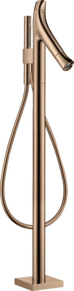 Axor Starck Organic Thermostatic Bath Filler Concealed 1305 X 380 X 225mm Rose Gold/gold - Polished product image - Image 1