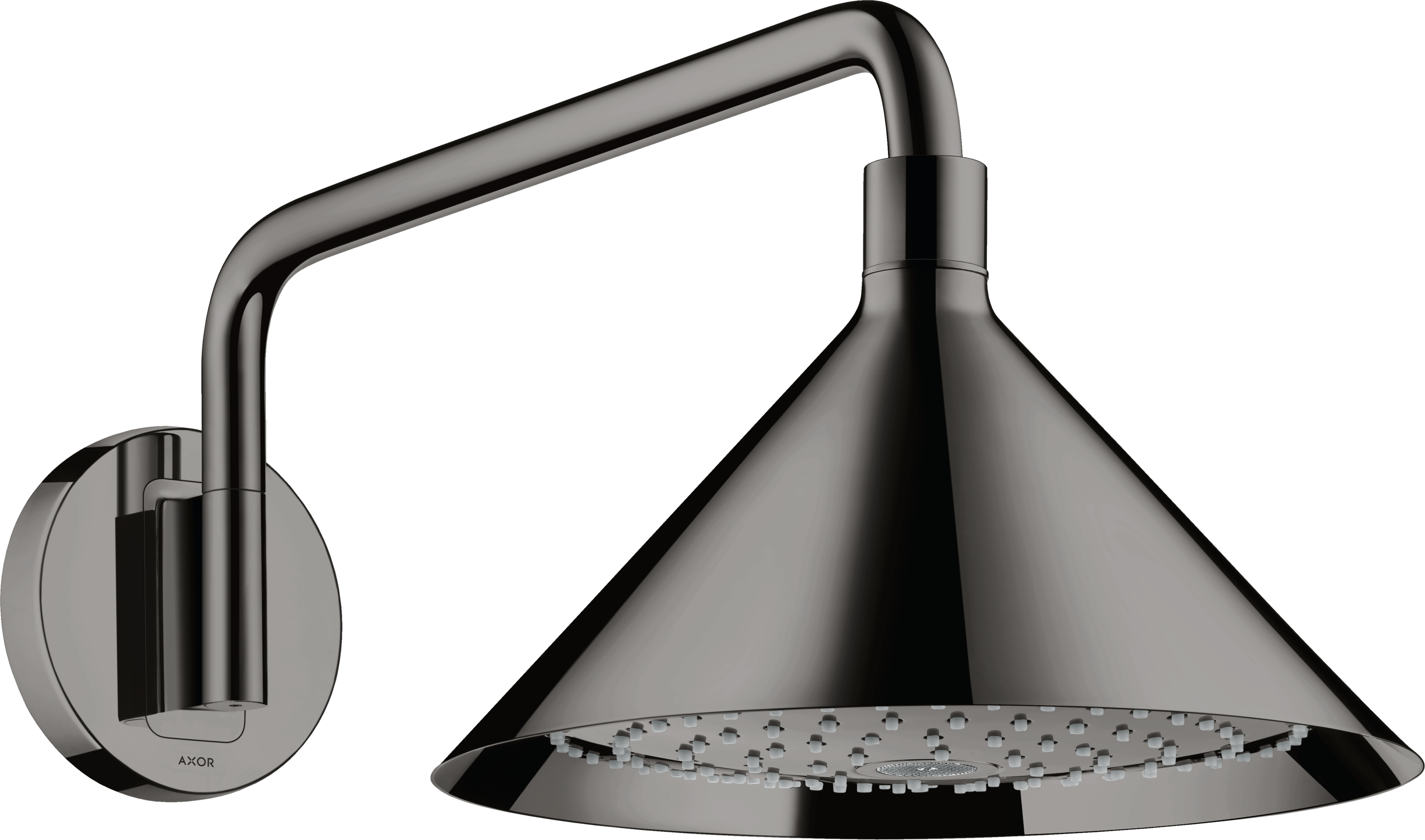 Axor Showers/front Overhead Showers 524 X 490 X 183mm Gunmetal/chrome - Polished