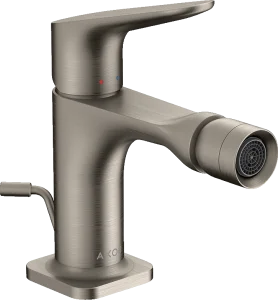 Axor Citterio M Single Lever Bidet Mixer With Pop-up Waste Stainless Steel Optic