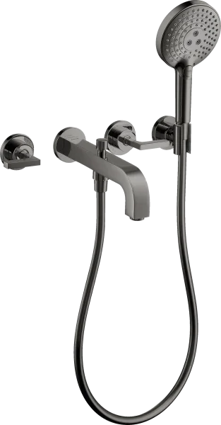 Axor Citterio Bath Mixers Concealed 510 X 263 X 128mm Gunmetal/chrome - Polished