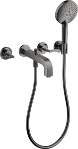 Axor Citterio Bath Mixers Concealed 510 X 263 X 128mm Gunmetal/chrome - Polished
