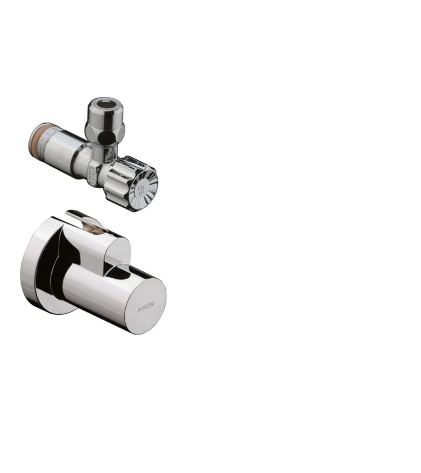 Axor Angle Valves 132 X 110 X 87mm Nickel - Brushed product image - Image 1