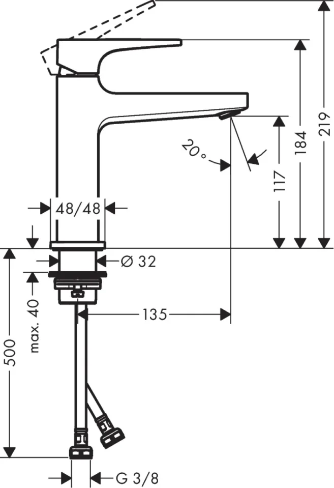 Hansgrohe Metropol Manual Mixers 398 X 205 X 70mm Gold - Polished detail view - Image 2