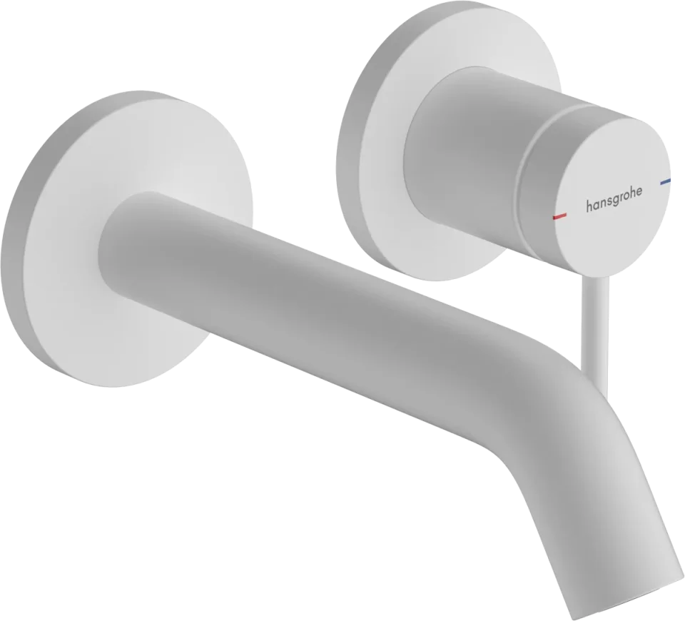 Hansgrohe Tecturis S Manual Mixers 253 X 232 X 81mm White - Matt product image - Image 1