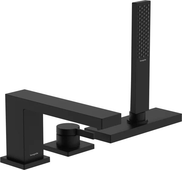Hansgrohe Tecturis E Bath Mixers Concealed 540 X 280 X 220mm Black - Matt
