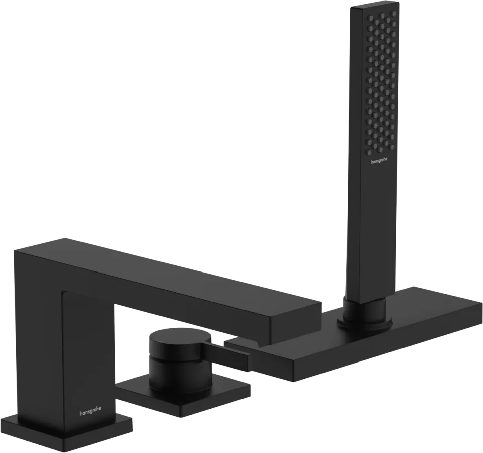 Hansgrohe Tecturis E Bath Mixers Concealed 540 X 280 X 220mm Black - Matt product image - Image 1